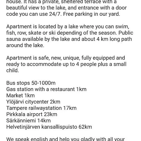 Loft By The Asunto Omakotitalon Alakerrassa Dom wakacyjny Ylojarvi